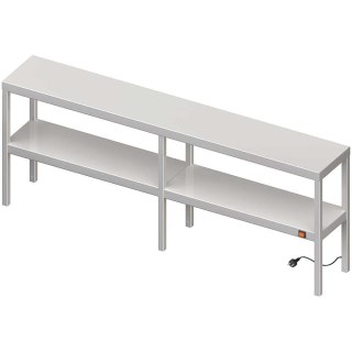 Nadstawka Grzewcza 2-Poziomowa 150x30x70 Stalgast