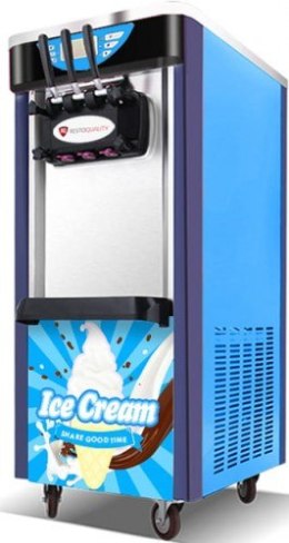 Maszyna do lodów włoskich | automat do lodów soft | nocne chłodzenie | 2 smaki + mix | 2x5,8l | RQ