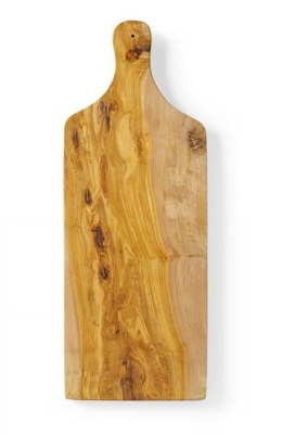 Deska do serwowania z drewna oliwnego z uchwytem 600x200x18 Hendi 505267