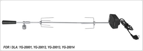Automatyczny Rożen Do Grilla Gazowego Yato YG-20021 Gastronomiczny