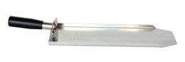 Szufelka aluminiowa z rantami bocznymi | 140x280 mm | QSAS Resto Quality