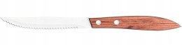 Nóż do steków i pizzy z drewnianą rączką dł. 11 cm | Stalgast 298111