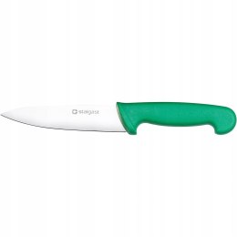 Nóż kuchenny, ostrze 22 cm, zielony | Stalgast