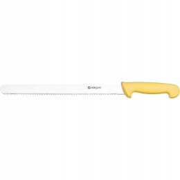 Nóż uniwersalny ząbkowany, ostrze 30 cm, żółty | Stalgast 284303
