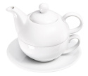 Dzbanek na herbatę z filiżanką i spodkiem 0,35L Isabell | Stalgast 388181