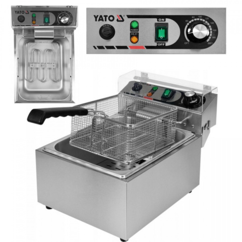 Frytownica Elektryczna Do Małej Gastronomii 6l 3000W Yato Yg-04610