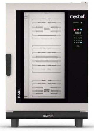 Piec konwekcyjno-parowy gazowy | piekarniczo-cukierniczy | automatyczny system myjący | 10x600x400 | 20 kW | 230 V | Mychef BAKE Mychef.