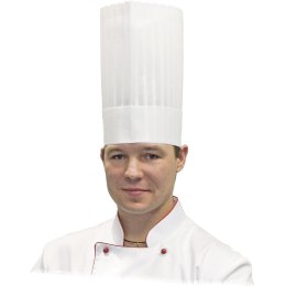 STALGAST | Czapka kucharska Le Chef h 250 mm