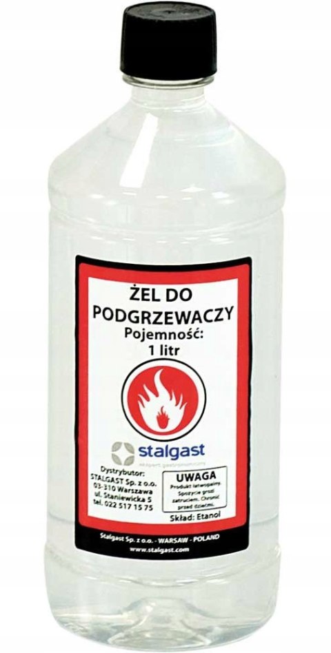 Pasta Żel Do Podgrzewacza W 1l Bio Etanol Stalgast 430003