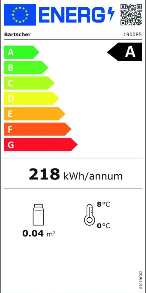 Lodówka Na Mleko 8,1l 0-8st. C 2 Otwory W Obudowie Bartscher