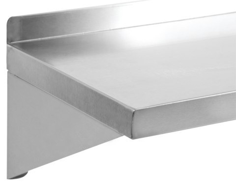 Półka Wisząca Przestawna Pojedyncza Nierdzewna 900x300x180mm YG-09040