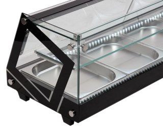 Witryna chłodnicza nadstawka do sushi przeszklona 175x39x37 cm Yato YG-05007