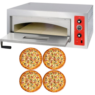 Piec do pizzy 4x36 cm komora 72x72 cm | Stalgast 781010