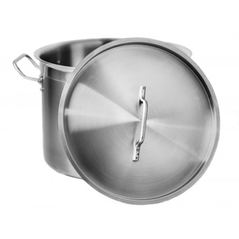 Profesjonalny Garnek Stalowy z Pokrywką 17l GDC2828