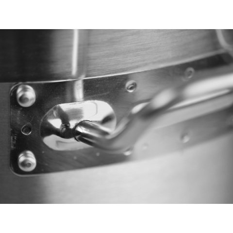 Profesjonalny Garnek Stalowy z Pokrywką 17l GDC2828