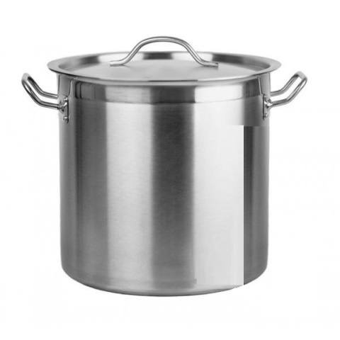 Profesjonalny Garnek Stalowy z Pokrywką 17l GDC2828