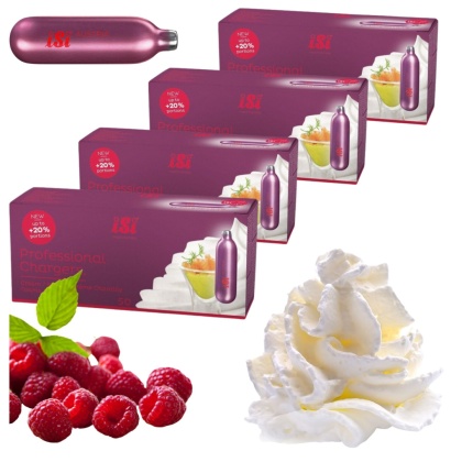 Naboje do do bitej śmietany ISI Professional 200 sztuk