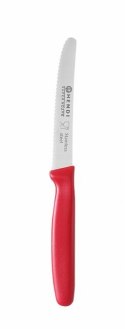 Profesjonalny Nóż Kuchenny Ząbkowany Uniwersalny Czerwony 22 Cm Hendi 842129
