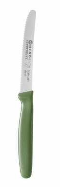 Profesjonalny Nóż Kuchenny Ząbkowany Uniwersalny Zielony 22 Cm Hendi 842096