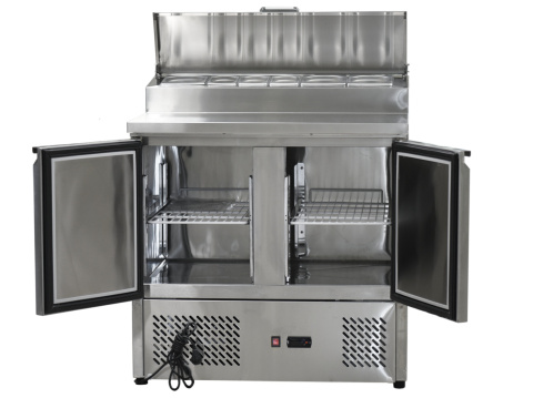 Profesjonalny Stół Chłodniczy Z Nadstawką (5xgn 1/6) 900x700x970mm Esl3832