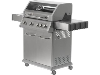 Grill Gazowy Ogrodowy Ze Stali Nierdzewnej 4+1 Moc 14,2 kW Yato YG-20003