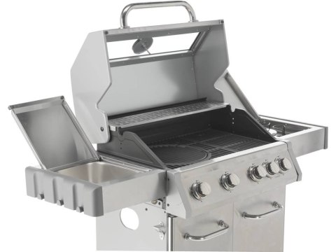 Grill Gazowy Ogrodowy Ze Stali Nierdzewnej 4+1 Moc 14,2 kW Yato Yg-20003