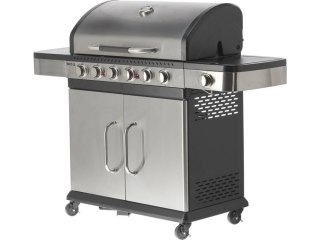 Grill gazowy ogrodowy Zushi 6+1 stal nierdzewna 20,2 kW Yato YG-20004