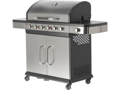 Grill gazowy ogrodowy Zushi 6+1 stal nierdzewna 20,2 kW Yato YG-20004