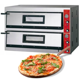 Piec do pizzy GGF E-Line 2-poziomowy 8x30 cm Stalgast 781502