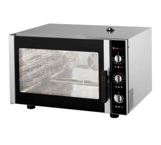 Piec konwekcyjno-parowy | 4x600x400mm | 4xGN1/1 | sterowanie manualne