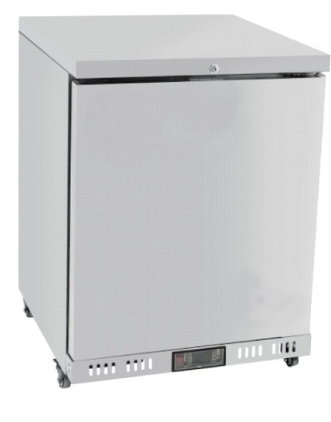 Szafa Chłodnicza Mała Lodówka 105L Nierdzewna 605x635x825 MBC24