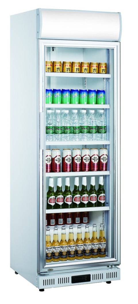 Witryna Szafa Chłodnicza Przeszklona 352L 620x570x1845mm LG 352DF SILVER