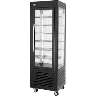 Witryna Chłodnicza, Cukiernicza, Oświetlenie Led, Czarna, V 360 L Roller Grill