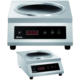 Wok Indukcyjny Duża Moc 5000w 400v Gastronomiczny Bartscher 105929
