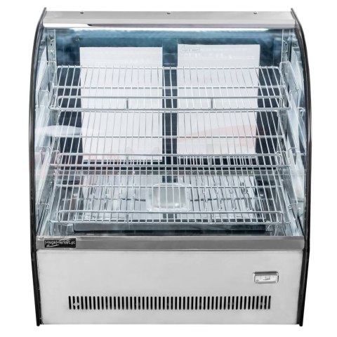 Witryna Chłodnicza Nastawna Do Kawiarni Clara Mini S66 Inox 66x53x73