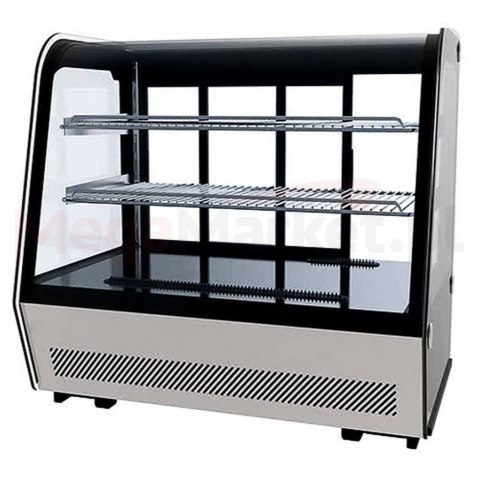 Witryna Chłodnicza Nastawna Do Kawiarni Clara Mini S90 Inox 90x53x73