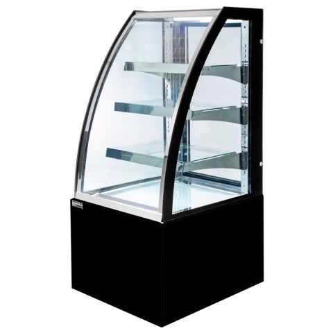 Witryna Cukiernicza Mała Clara S60 Black 60x70x140