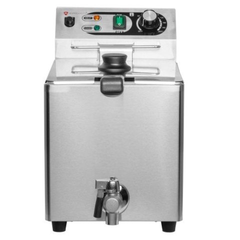 Frytownica elektryczna z kranem gastronomiczna 8L 3000W 230V RQF8LV