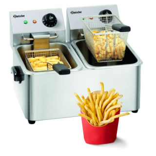 Frytownica Elektryczna Bartscher A162412e Snack Ii 2x4l 4000w - Mocna