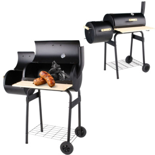 Grill Ogrodowy z Wędzarnią Lund Yato 99513 - Węglowy z Rusztem 60 cm