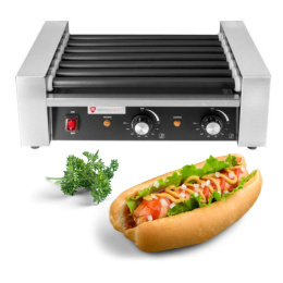 Opiekacz Rolkowy do Hot Dogów 7 Rolek Teflon 520x305x205 - Idealny do Gastronomii