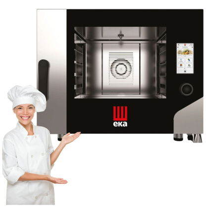 Piec Konwekcyjno-Parowy Millennial Touch Screen Bakery 4x600x400 Tecnoeka