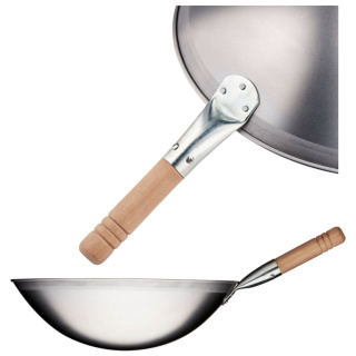 WOK patelnia Ø40 cm do kuchni indykcyjnych typu wok Stalgast 037400