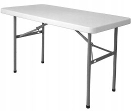 Stół cateringowy rozkładany 122x61 cm 300 kg | Stalgast 950112