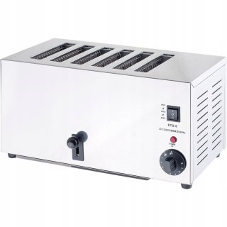 Toster do kanapek 2500W 6 miejsc | Stalgast 779040