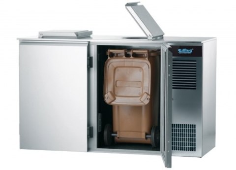 Schładzarka Odpadów na Pojemniki 2x120L Rilling 1710x720x1060