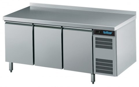 Stół Mroźniczy z Rantem 3-drzwiowy 420L GN 1/1 Rilling 1725x700x850