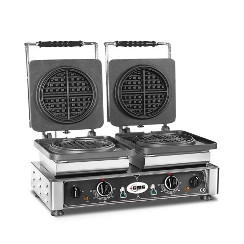Profesjonalna Gofrownica Elektryczna Podwójna American 2200W+2200W GMG WE-26