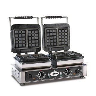 Profesjonalna Gofrownica Elektryczna Podwójna Bruxelles 2200W+2200W GMG WE-22