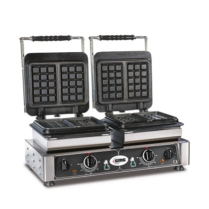 Profesjonalna Gofrownica Elektryczna Podwójna Bruxelles 2200W+2200W GMG WE-22